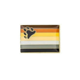 Gay Bear Brotherhood Pride Rectangle Enamel Pin Pin PRIDE MODE